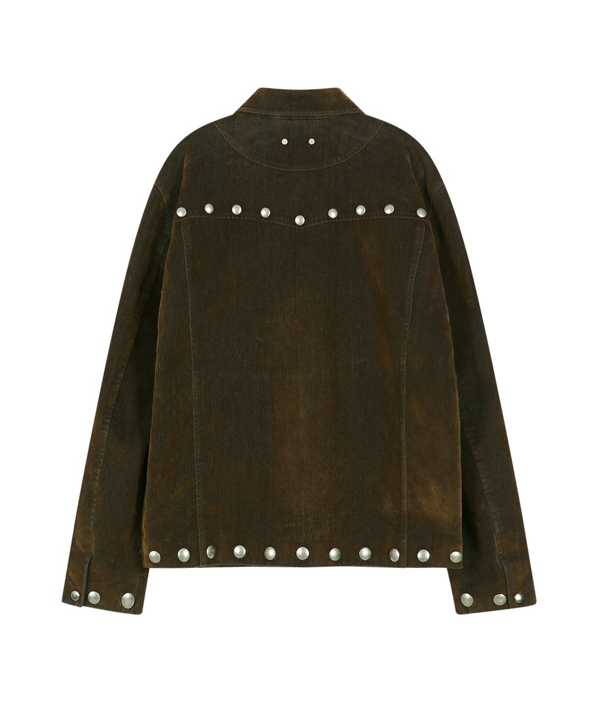 앤더슨벨(ADSB ANDERSSON BELL) GEORGIA FLOCK VELVET JACKET (BROWN)