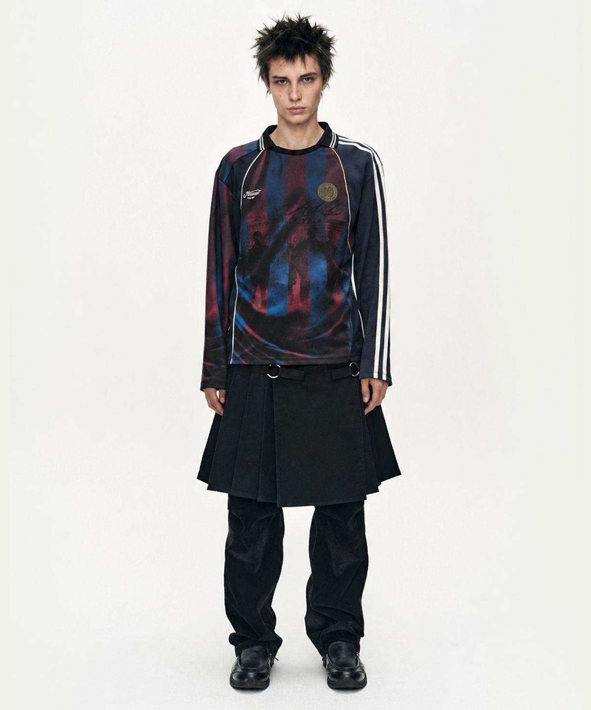 앤더슨벨(ADSB ANDERSSON BELL) REWORKED FOOTBALL LONG SLEEVE T-SHIRT (MULTI)