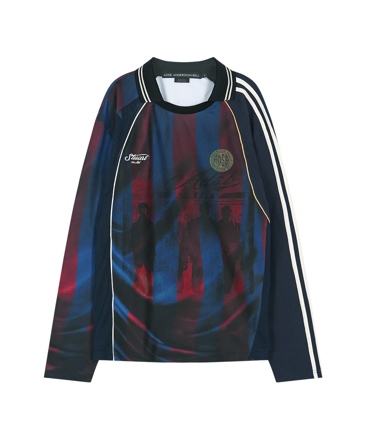 앤더슨벨(ADSB ANDERSSON BELL) REWORKED FOOTBALL LONG SLEEVE T-SHIRT (MULTI)