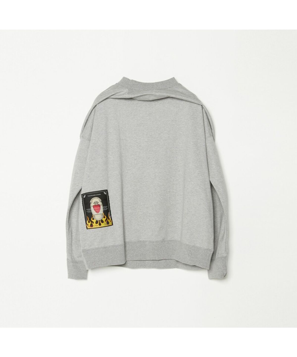 찬스클로딩(CHANCE CLOTHING) AIRBRUSHED LONG TEE - GRAY