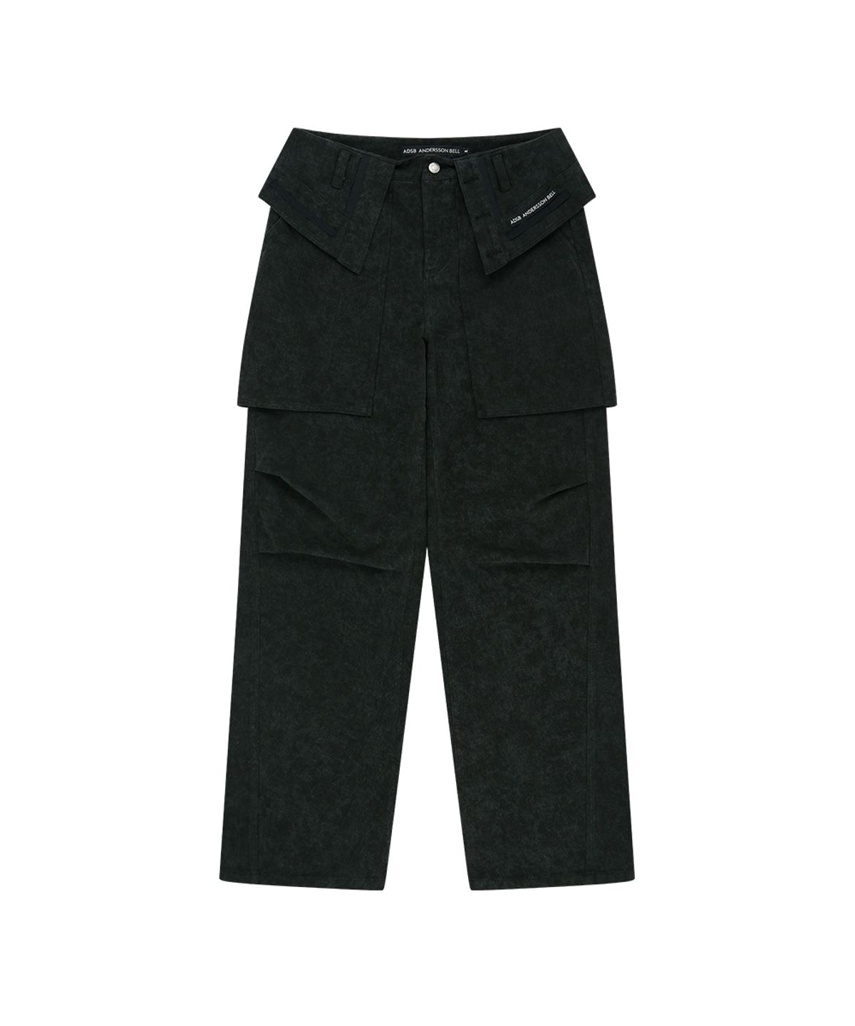 앤더슨벨(ADSB ANDERSSON BELL) RAPTOR THREE LAYERED WIDE-LEG TROUSERS (BLACK)
