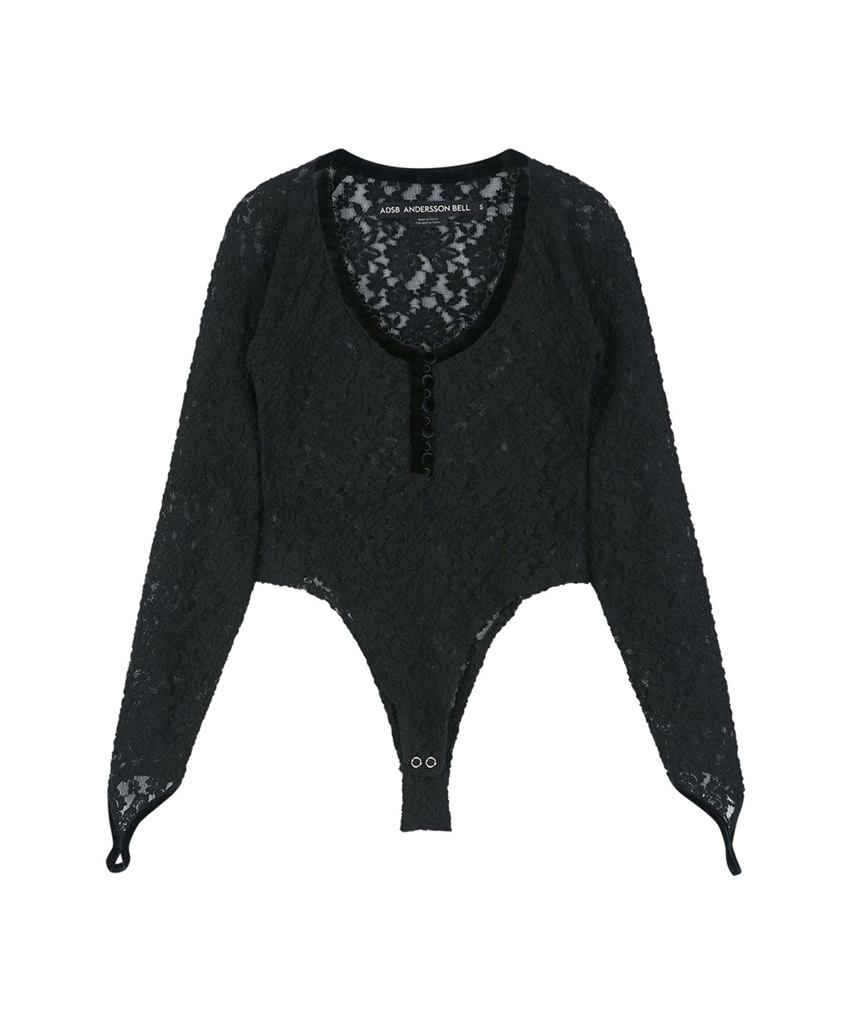 앤더슨벨(ADSB ANDERSSON BELL) LACE MESH BODYSUIT (BLACK)
