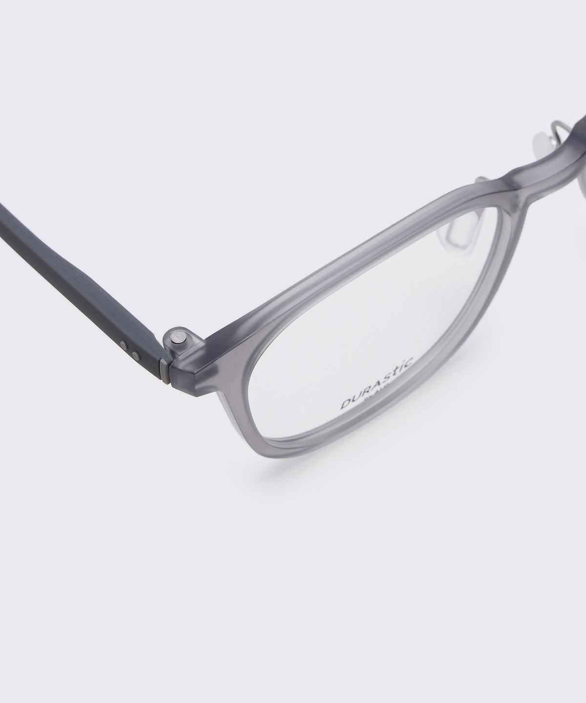 알로아이웨어(ALO EYEWEAR) [DURASTIC] DRG5603 1010M 웰링턴 스퀘어 실리콘 안경테 그레이 블루라이트 렌즈 선택