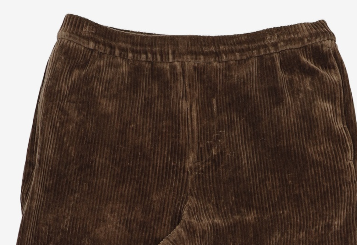 커스텀멜로우(CUSTOMELLOW) corduroy jersey maxi-fit pants_CWPAW22833BKX 82