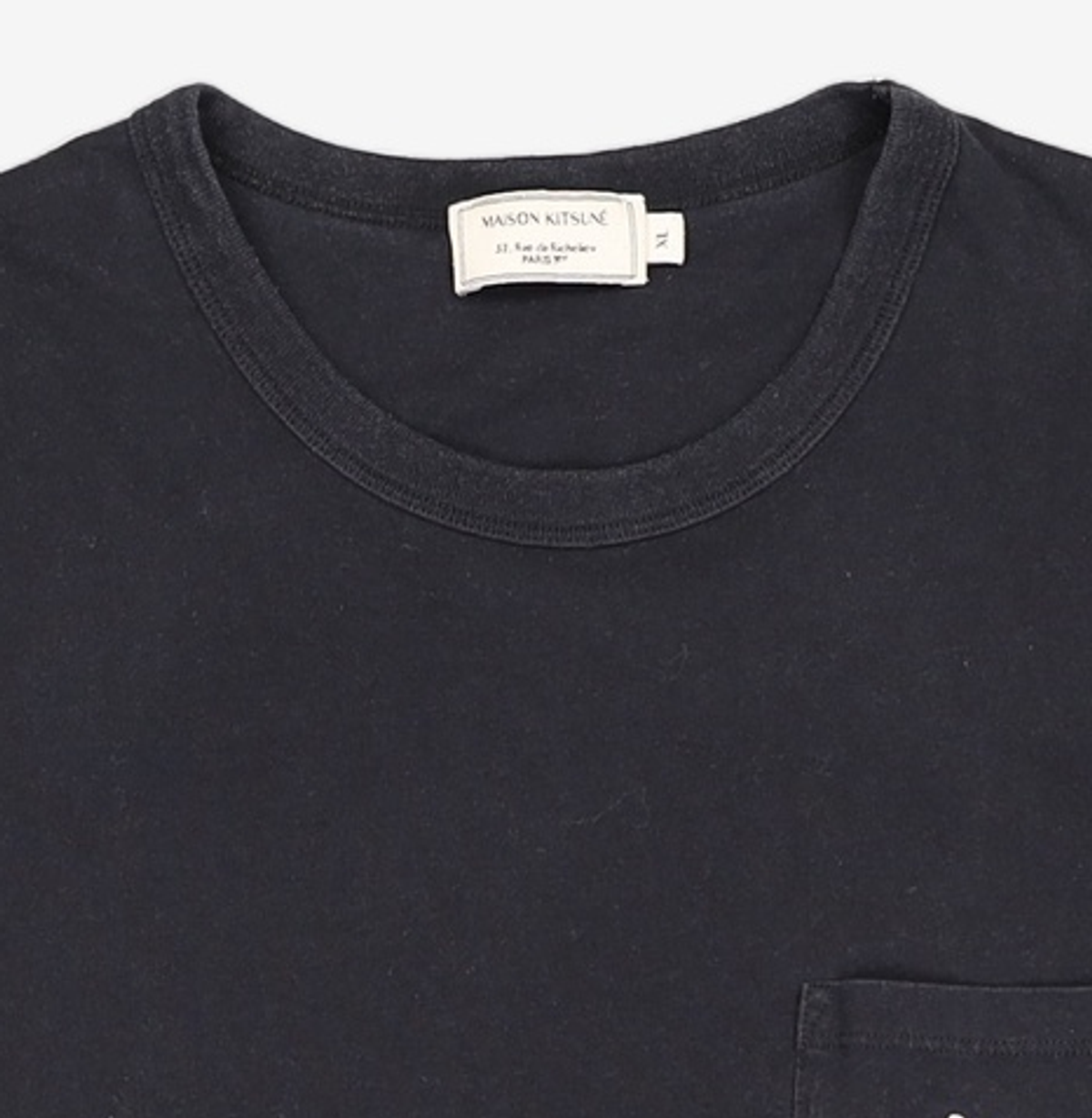 메종 키츠네(MAISON KITSUNE) 22SS 트리컬러 폭스 티셔츠 FM00120KJ0010 XL