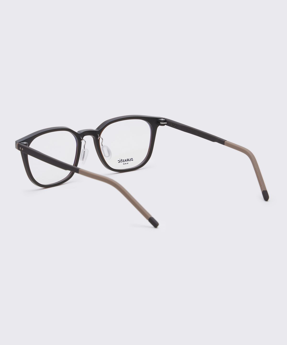알로아이웨어(ALO EYEWEAR) [DURASTIC] DRG5603 1616M 웰링턴 스퀘어 실리콘 안경테 브라운 블루라이트 렌즈 선택