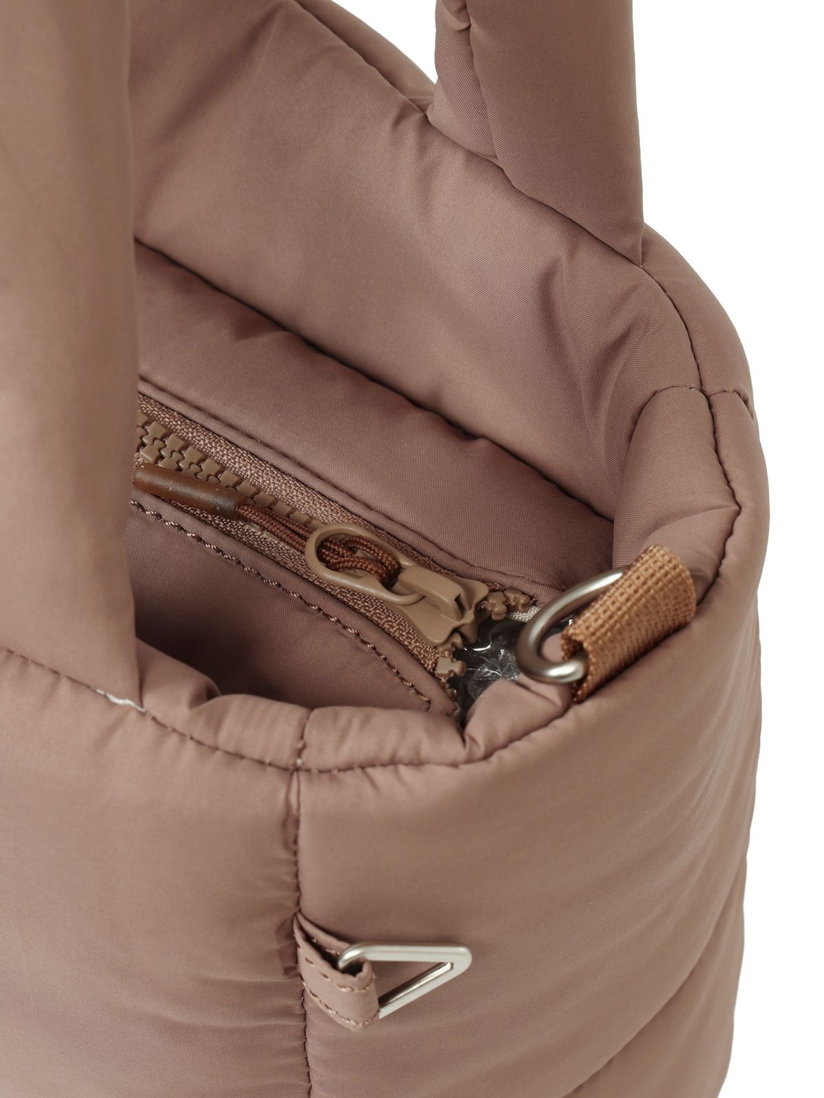 아이더(EIDER) MELLOW (멜로우) 패딩 토트백_Light Brown