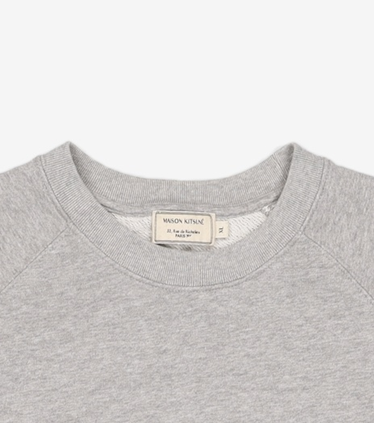 메종 키츠네(MAISON KITSUNE) 22SS 트리컬러 폭스 맨투맨 FM00322KM0001 XL