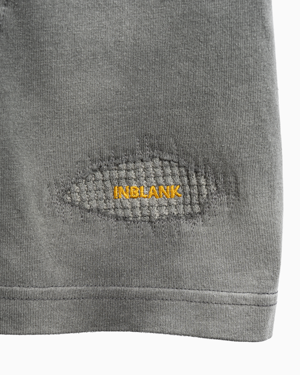 인블랭크(INBLANK) Salt Washed A T-Shirts_Charcoal