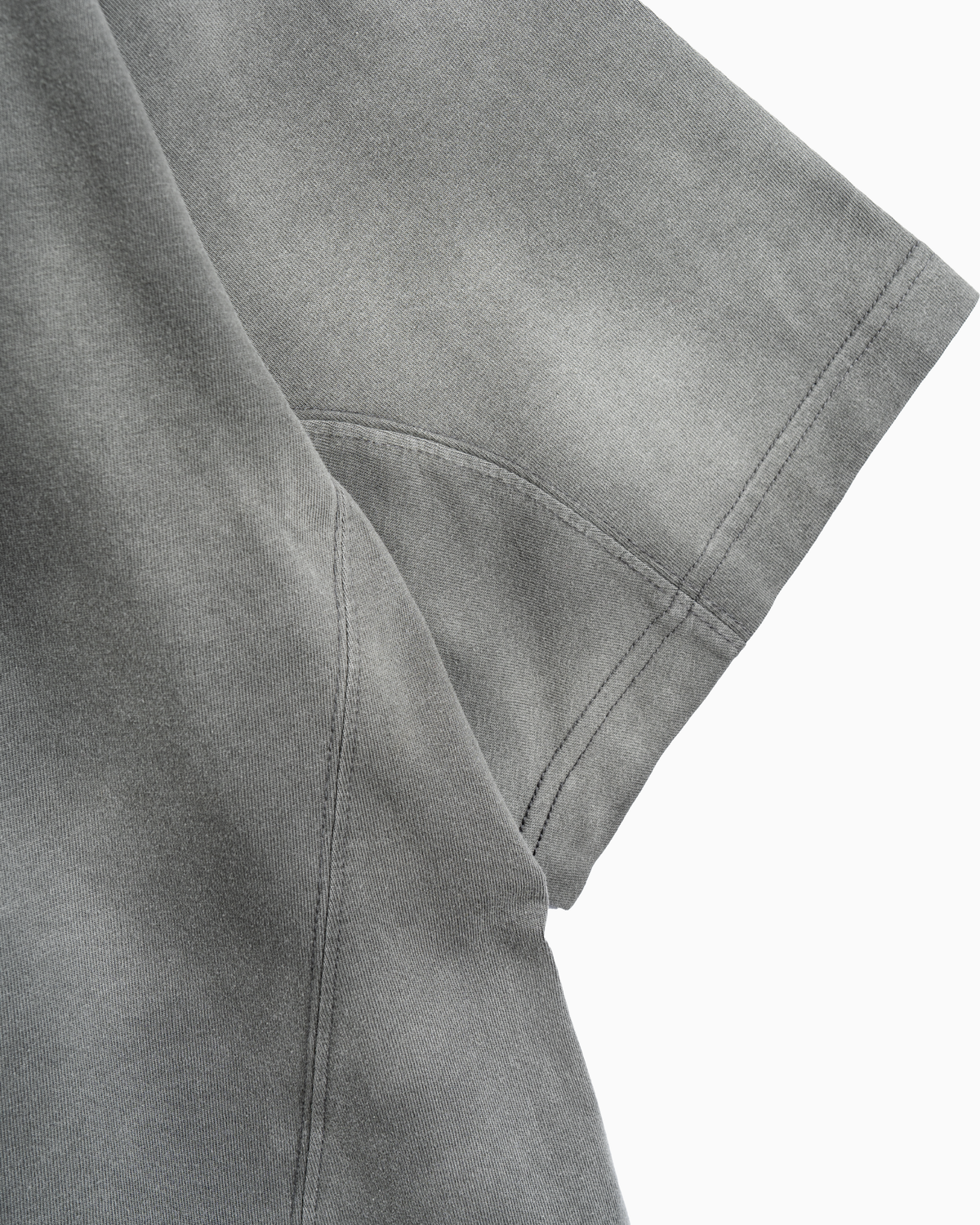 인블랭크(INBLANK) Salt Washed A T-Shirts_Charcoal