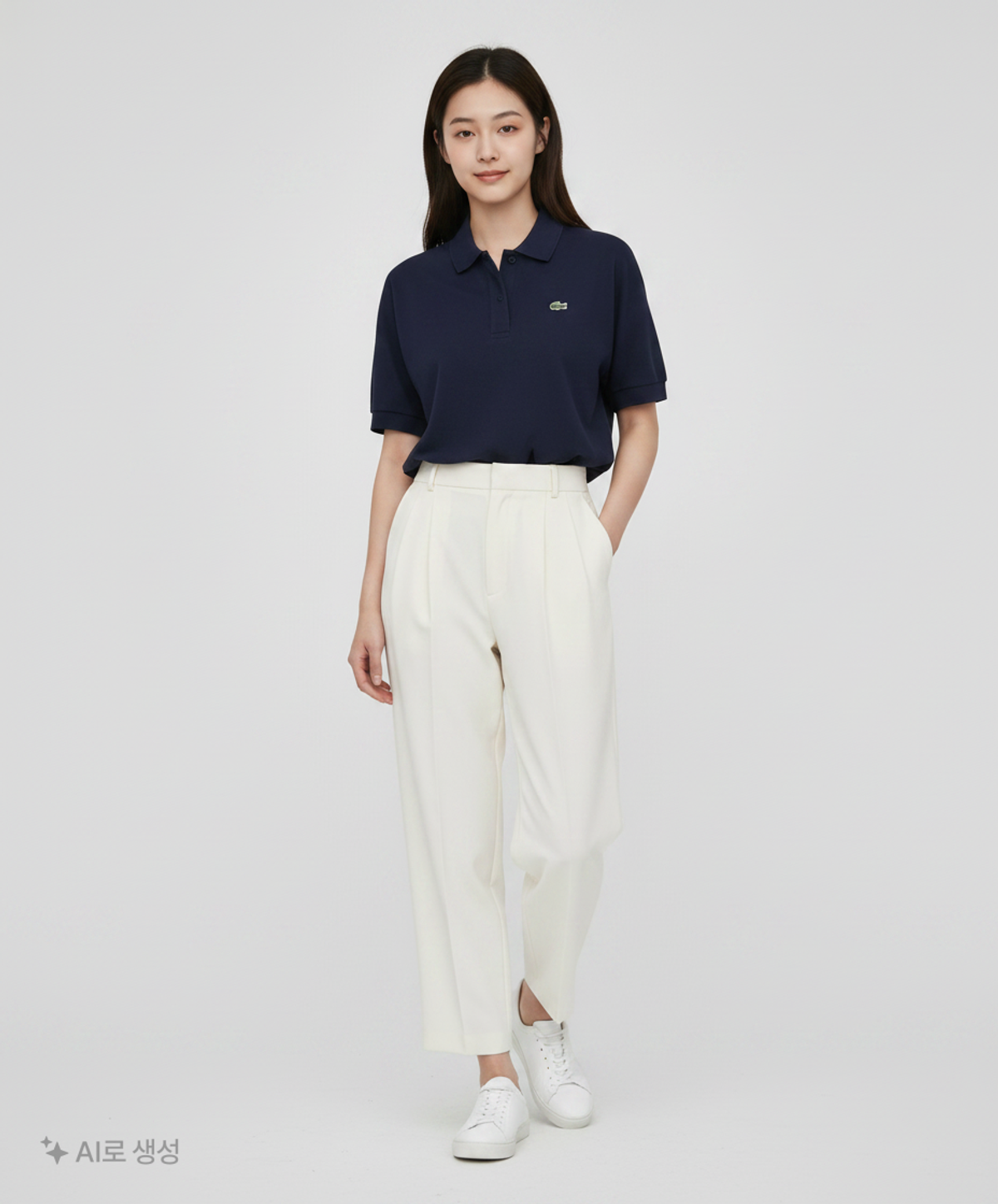라코스테(LACOSTE) 여성 헤리티지 폴로 셔츠 PF0504-20C_HBM S