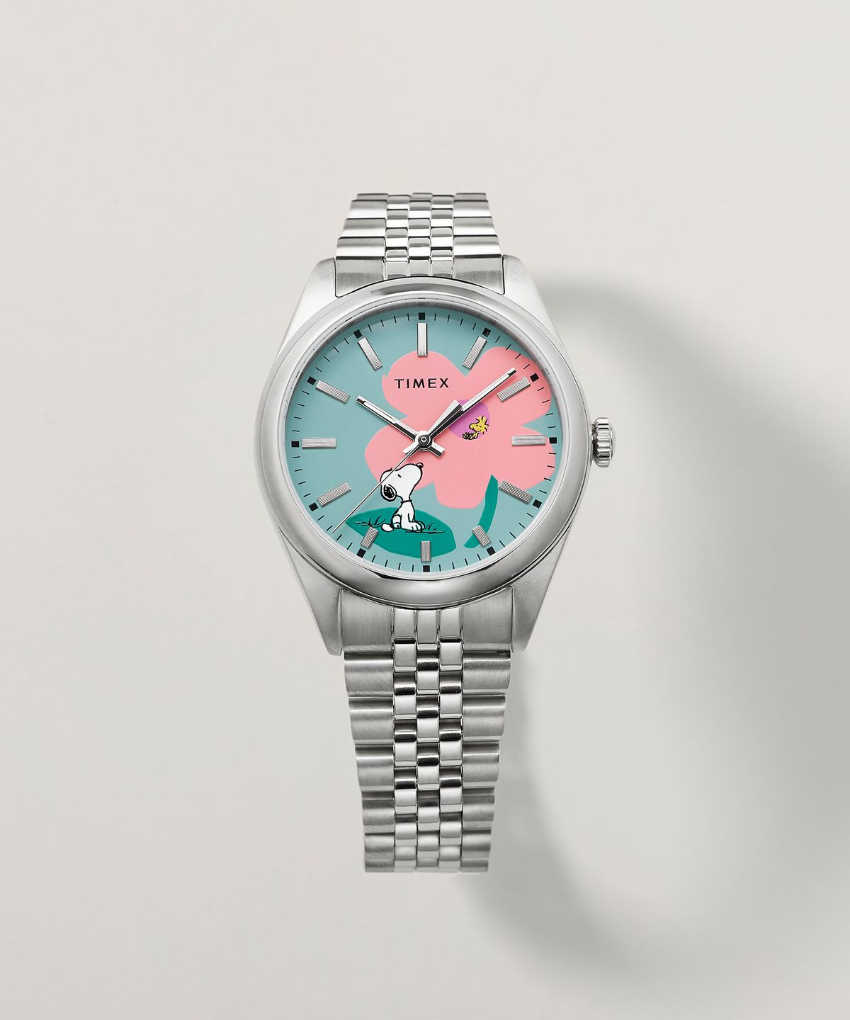 타이맥스(TIMEX) 타이맥스 x 피너츠 레거시 스누피 플라워 메탈시계 36mm