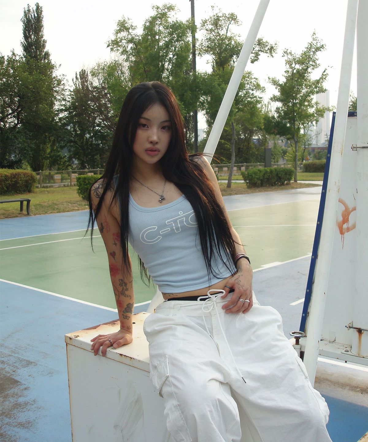 씨티씨(CTC) CTCL sleeveless (sky blue)