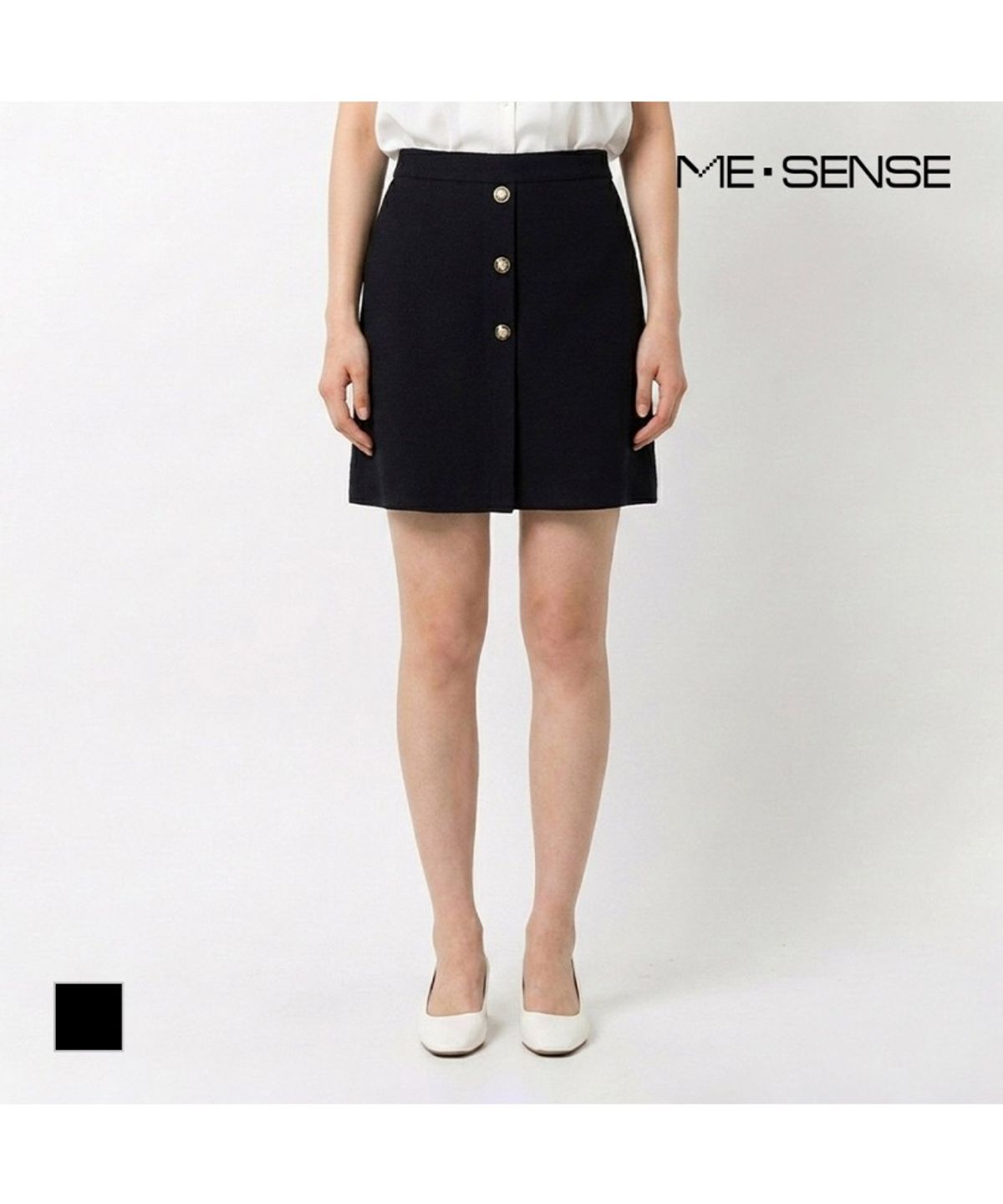 미센스(MESENSE) 버튼포인트 스커트_MB43SKM187Z