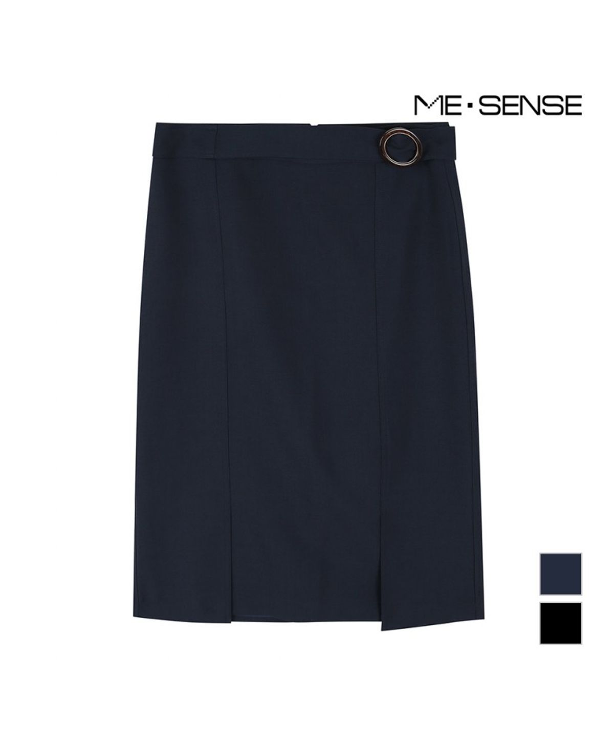 미센스(MESENSE) 오링버클 미디 스커트_MB13SKM105Z