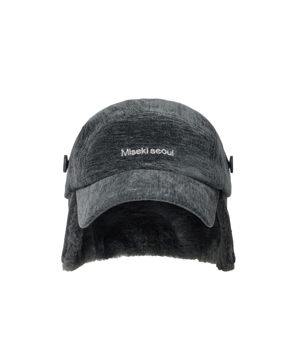 미세키서울 맨(MISEKISEOUL MEN) Texture trooper hat CHARCOAL