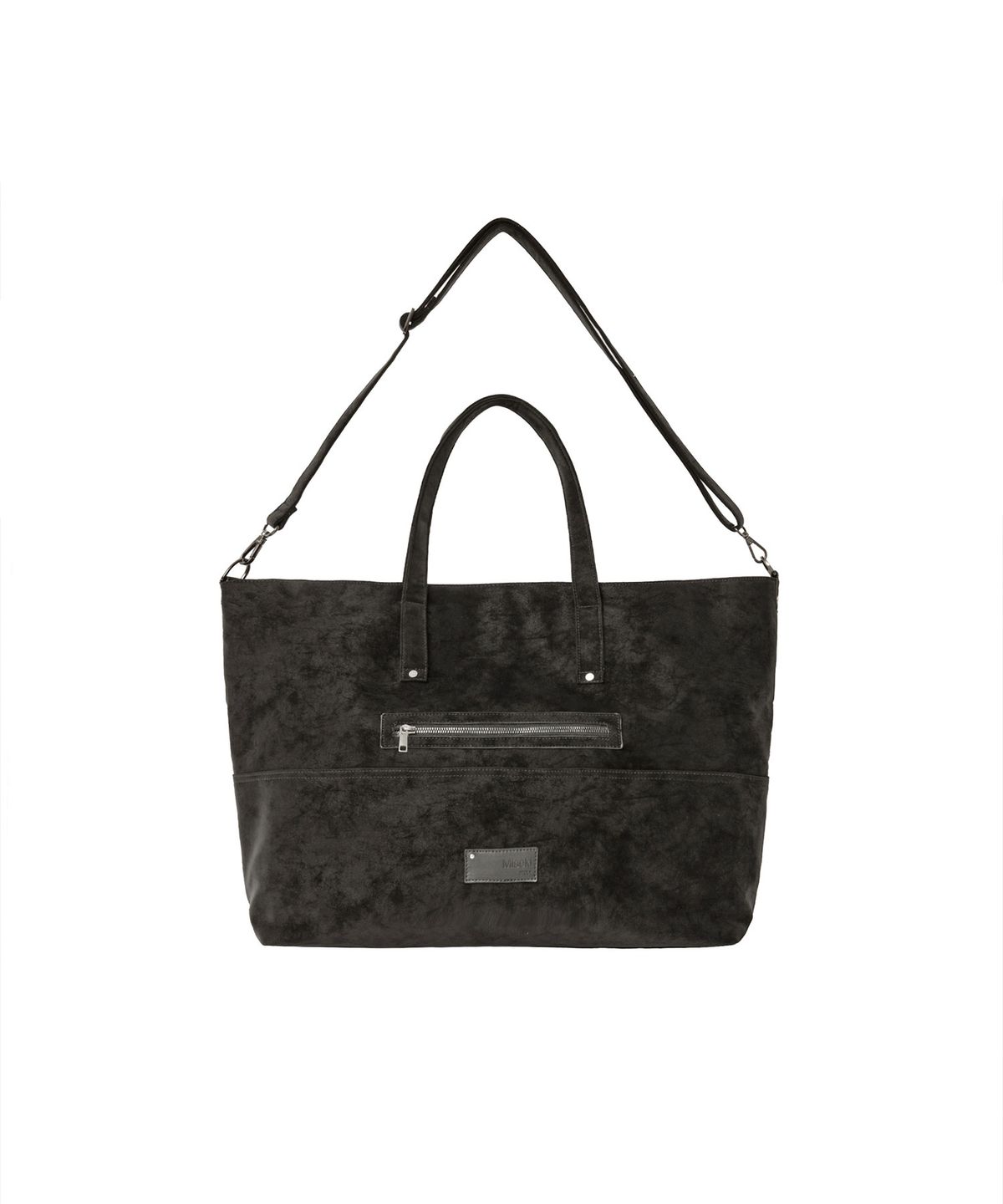 미세키서울 맨(MISEKISEOUL MEN) Leather shoulder big bag CHARCOAL