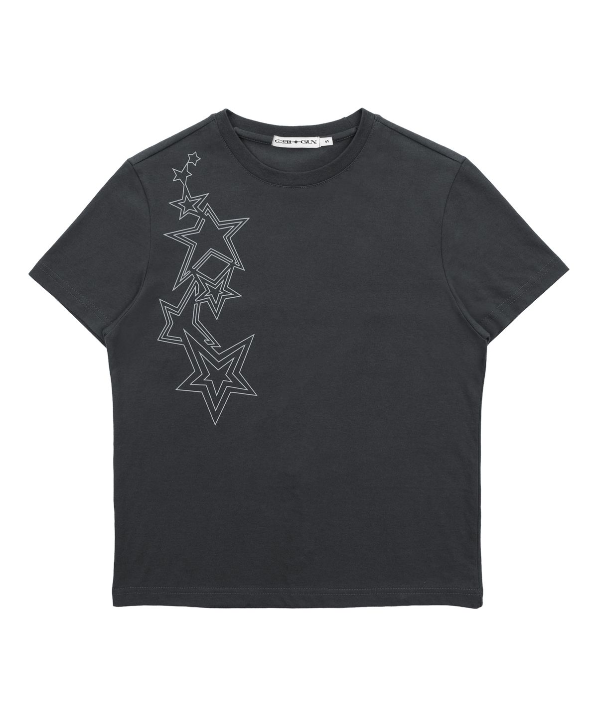 크리건(CRIGUN) FANCY SEMI CROP TEE (3color)