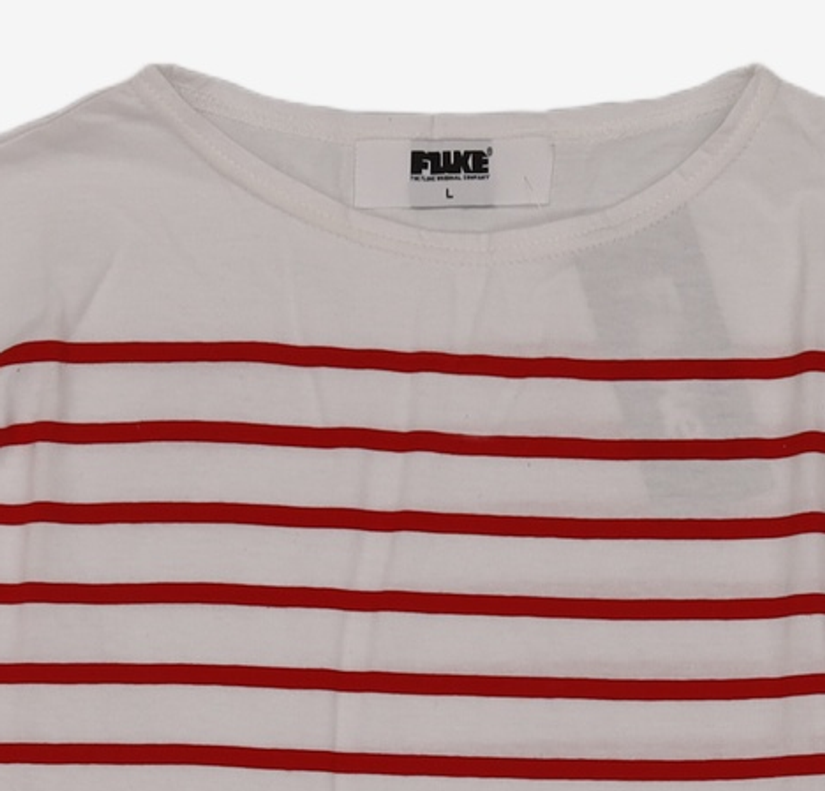 플루크(FLUKE) 플루크 남녀공용 스트라이프 티셔츠 FLT5003Q(RED) 단가라 쭉티 L