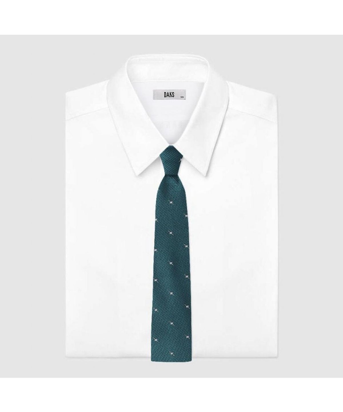 닥스셔츠(DAKS SHIRTS) 실크혼방 올오버 넥타이 민트_DMF1ACF1225M1