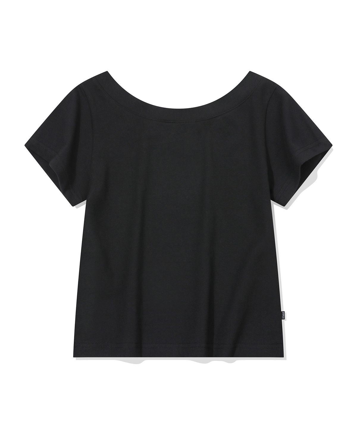 이퓨원트(IFYOUWANT) Grace One-Shoulder Tee Black