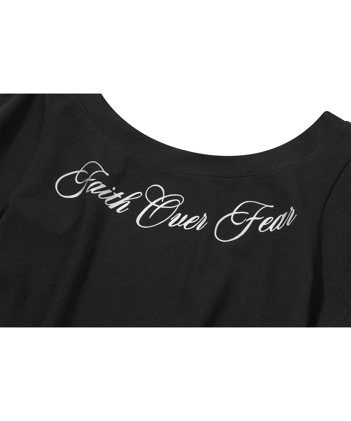 이퓨원트(IFYOUWANT) Grace One-Shoulder Tee Black