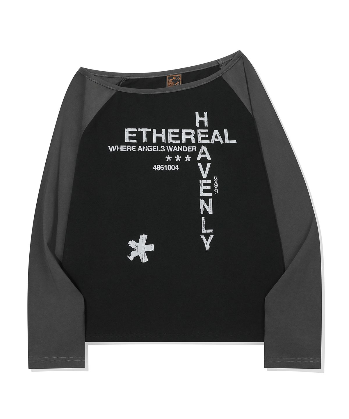 이퓨원트(IFYOUWANT) Heavenly One-Shoulder Long Sleeve Black