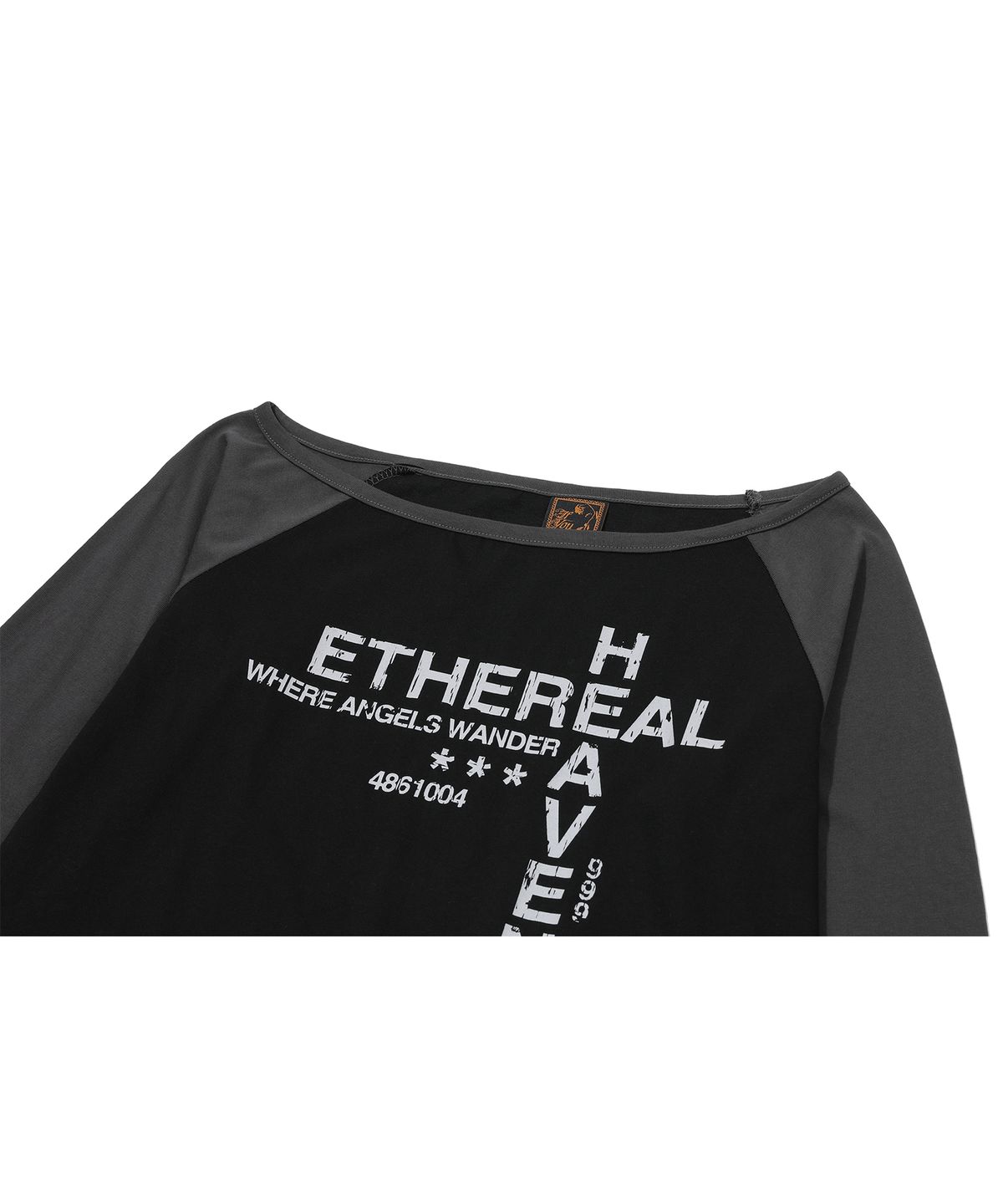이퓨원트(IFYOUWANT) Heavenly One-Shoulder Long Sleeve Black