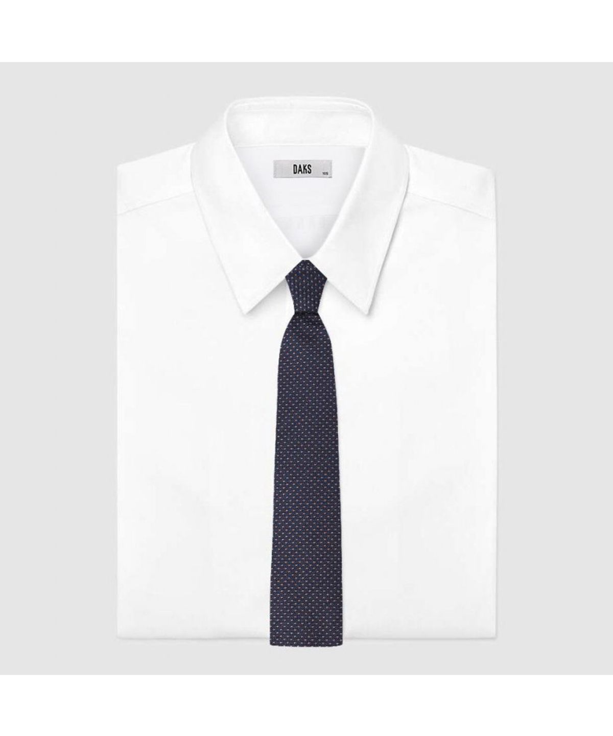 닥스셔츠(DAKS SHIRTS) 실크혼방 올오버 넥타이 네이비_DMF1ACF1227N1