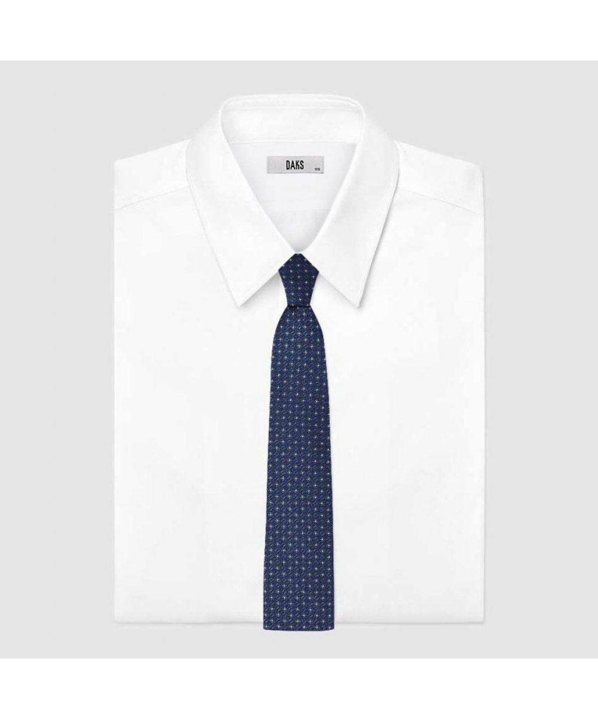 닥스셔츠(DAKS SHIRTS) 실크혼방 올오버 넥타이 네이비_DMF1ACF1228N1