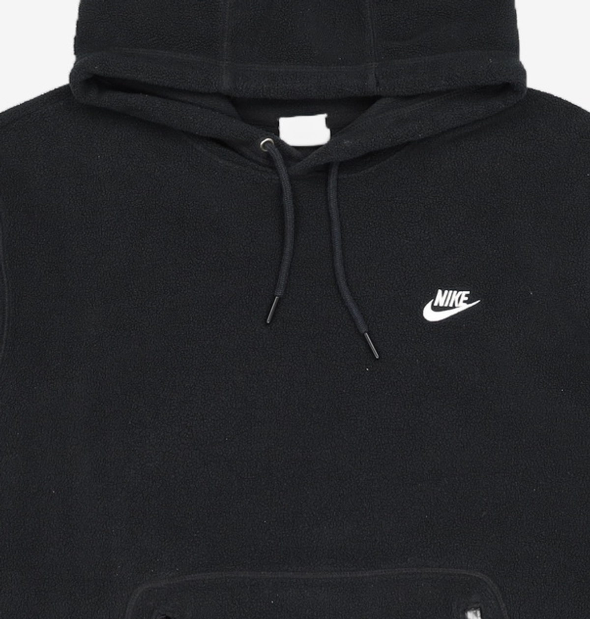 나이키(NIKE) 클럽 윈터라이즈드 풀오버 후드 M - 블랙:화이트 / FZ0661-010 105