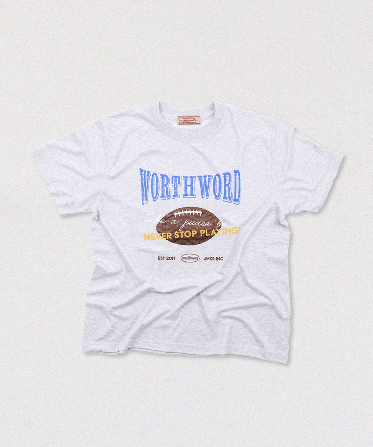 워스워드(WORTHWORD) Football  반팔 티셔츠