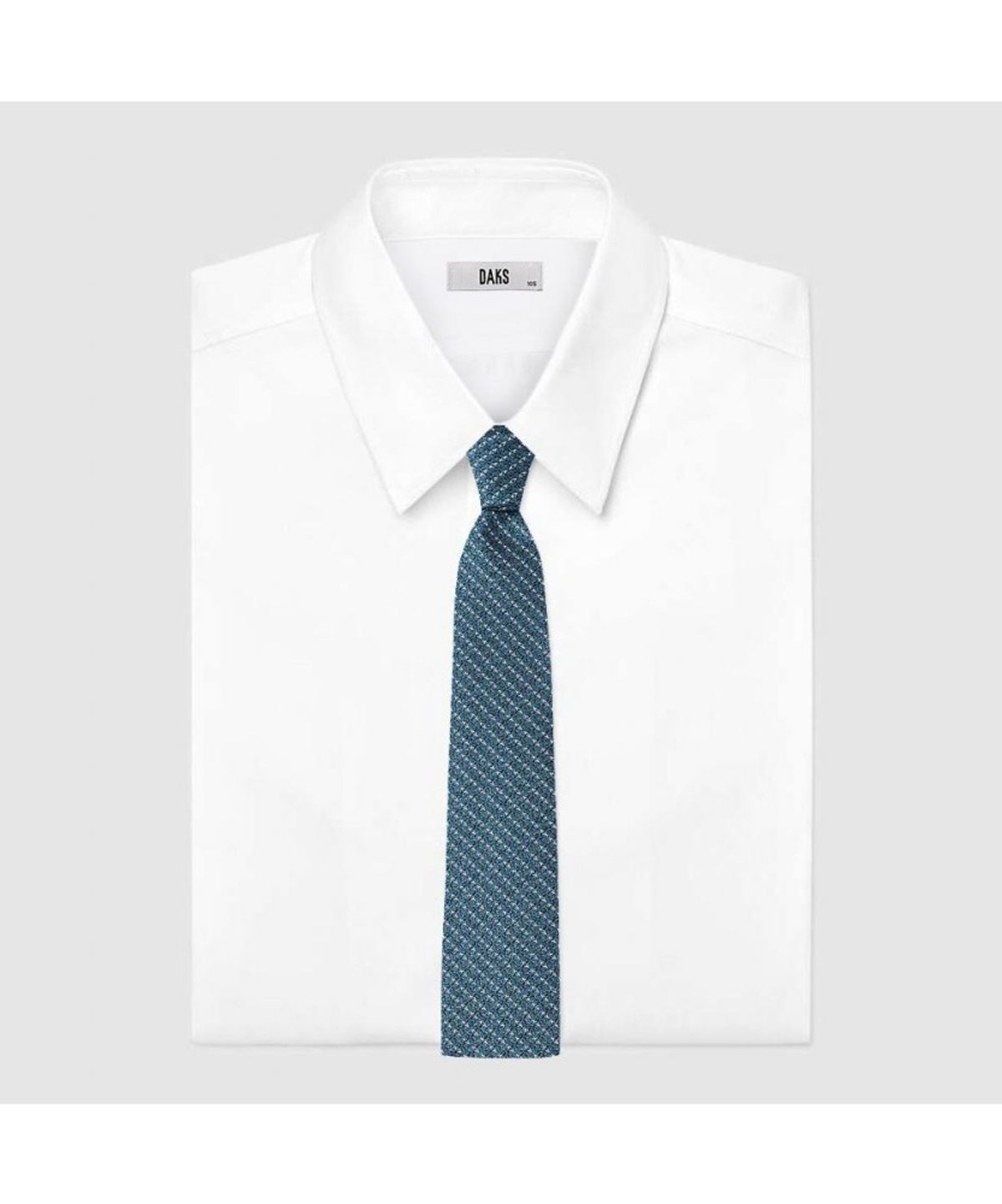 닥스셔츠(DAKS SHIRTS) 실크혼방 올오버 넥타이 그린_DMF1ACF1230E1
