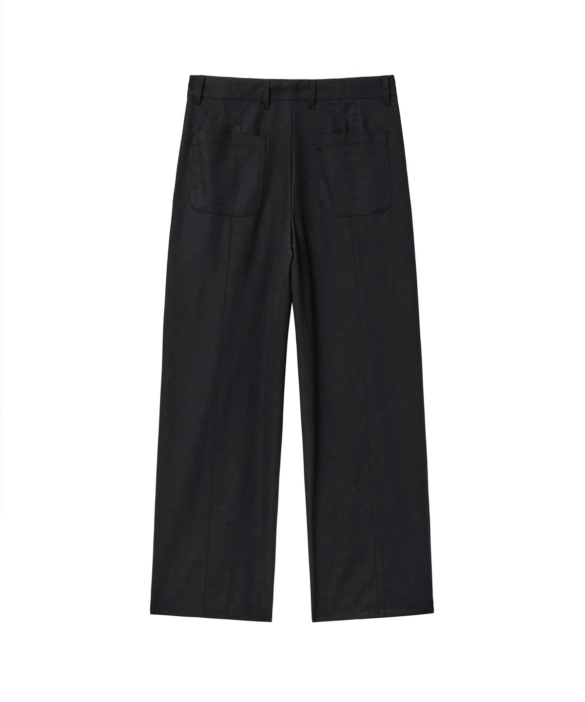 미세키서울 맨(MISEKISEOUL MEN) Stitch detail wide pants BLACK