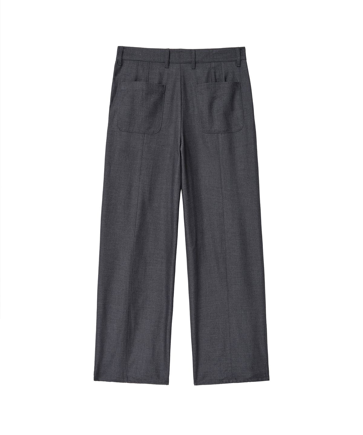 미세키서울 맨(MISEKISEOUL MEN) Stitch detail wide pants CHARCOAL