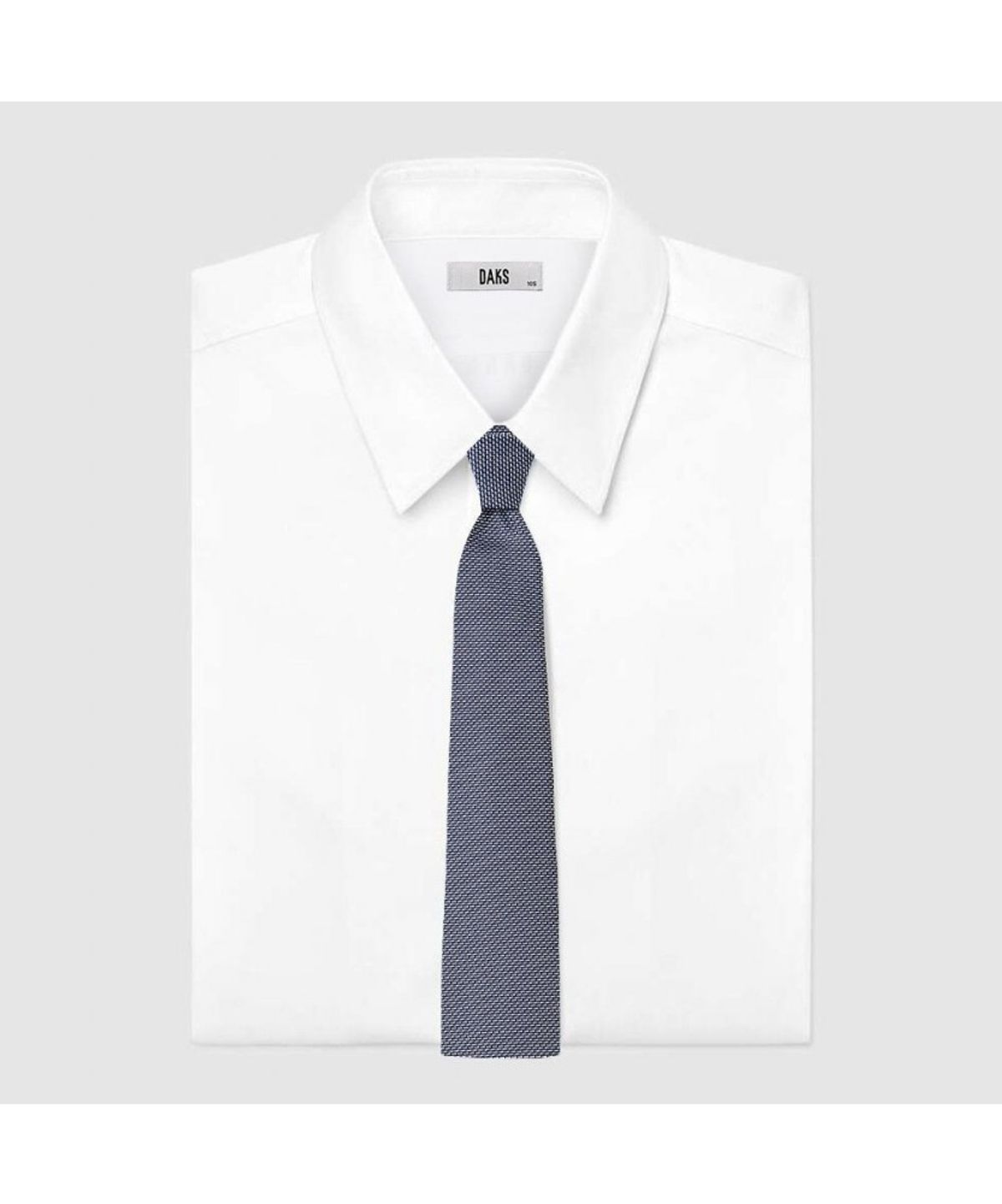 닥스셔츠(DAKS SHIRTS) 실크100 솔리드 넥타이 블루_DMF1ACF1233B1