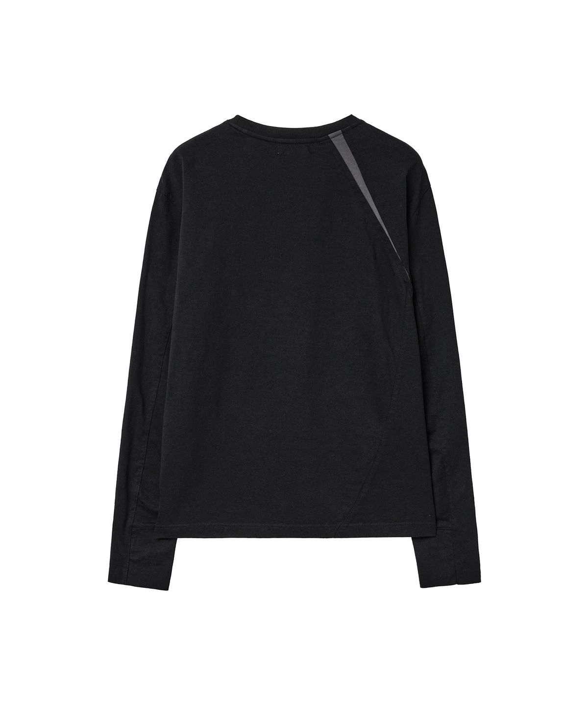 미세키서울 맨(MISEKISEOUL MEN) Curved panel contrast long sleeve BLACK