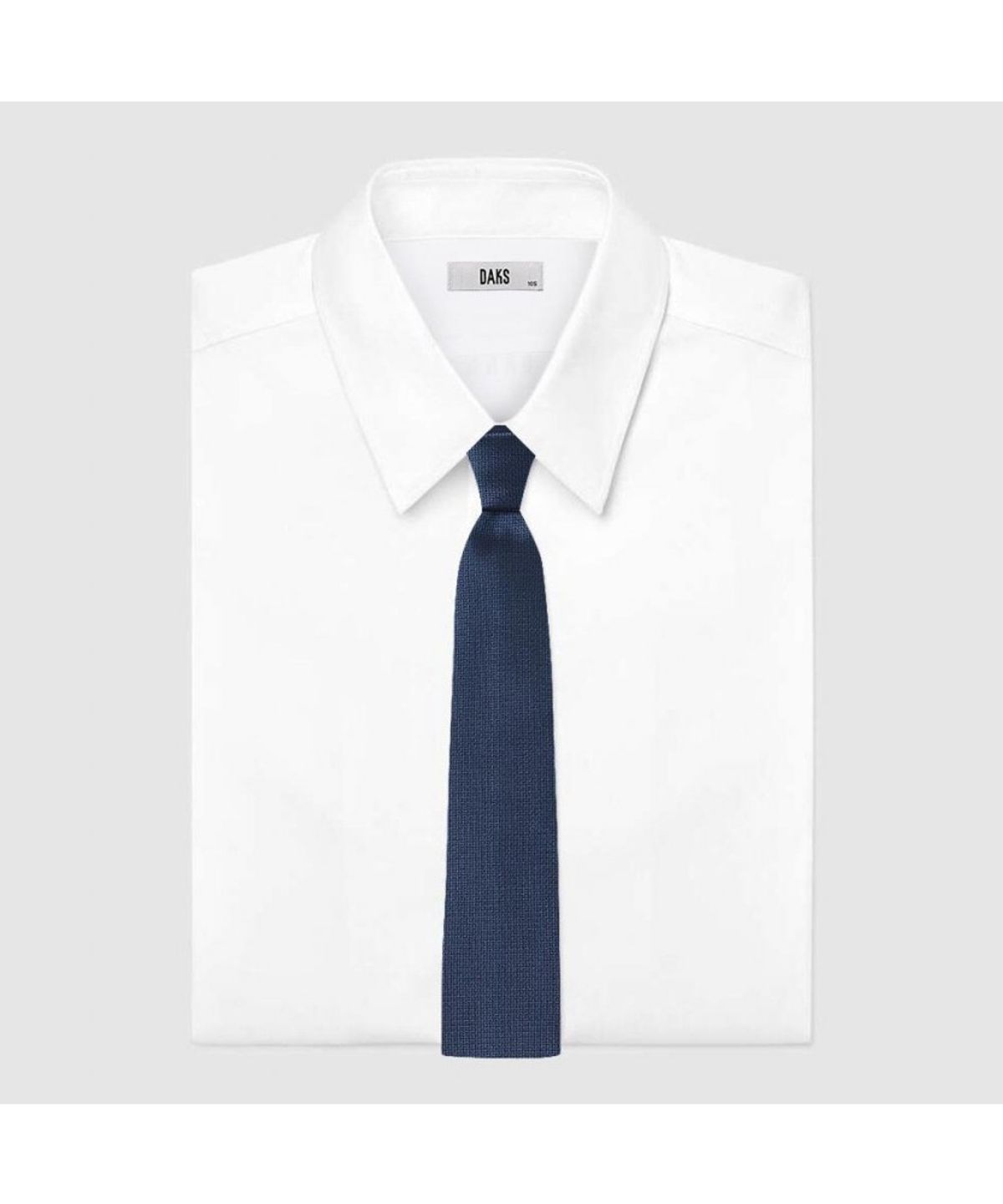 닥스셔츠(DAKS SHIRTS) 실크100 솔리드 넥타이 블루_DMF1ACF1234B1
