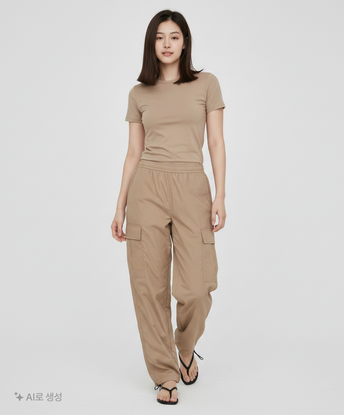 유니클로(UNIQLO) 코튼 팬츠 L