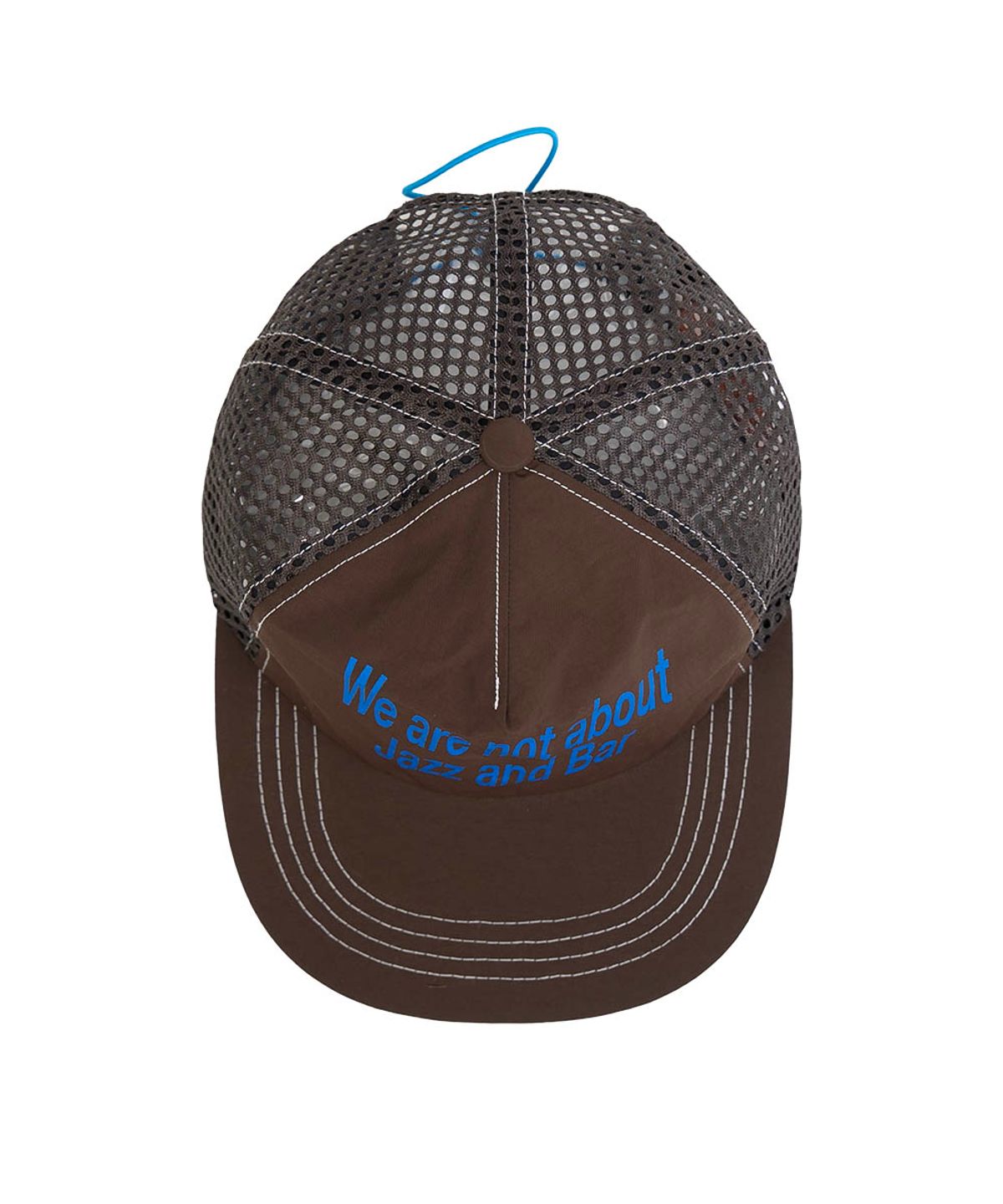 재즈앤바(JAZZ&BAR) Runner Cap(brown) - We are not about jazz and bar