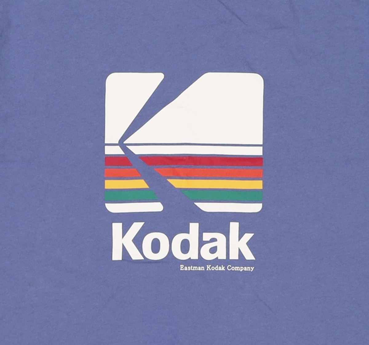 코닥(KODAK) 레인보우 반팔티셔츠 PURPLE 105