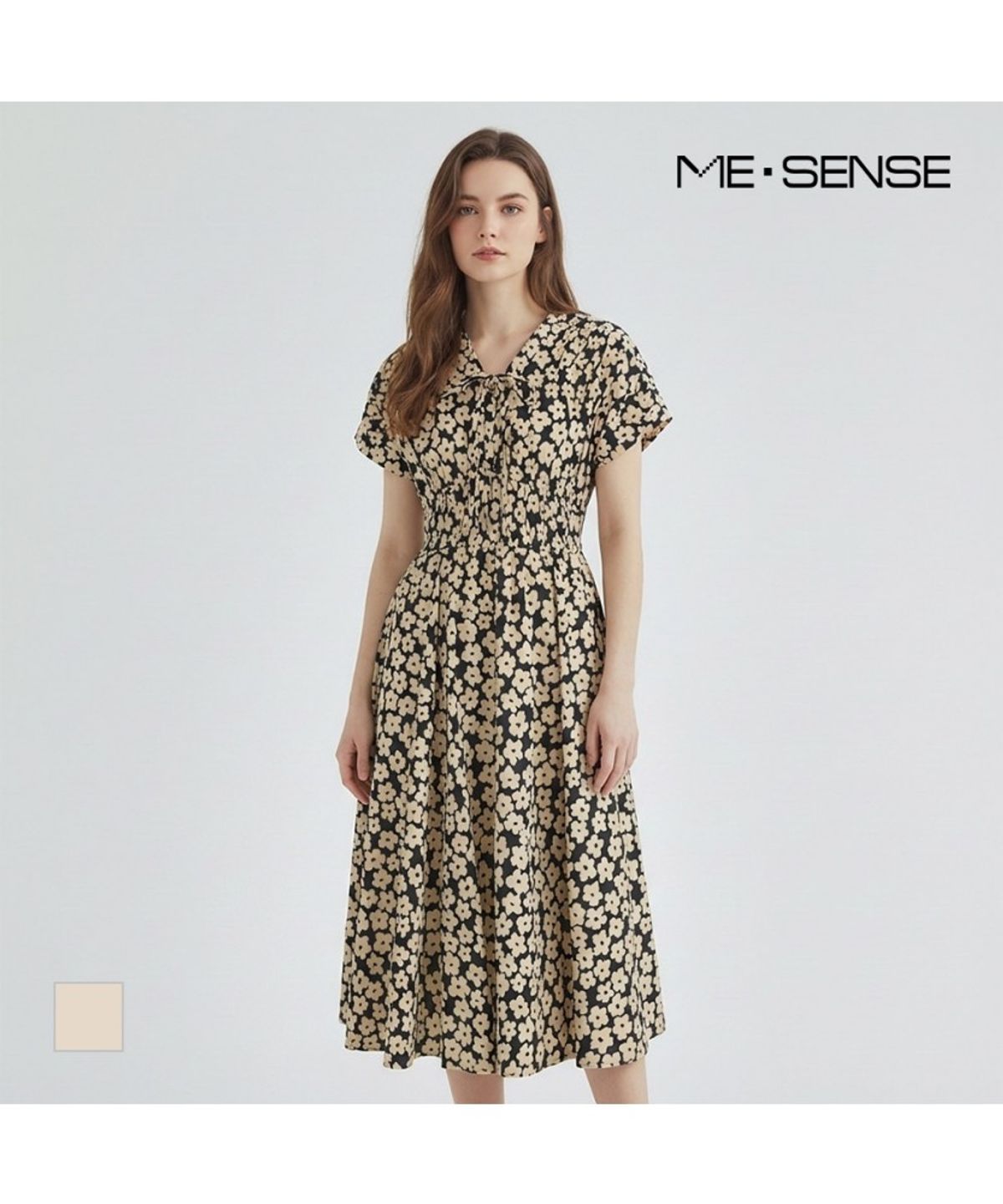 미센스(MESENSE) 플라워 원피스_MB46OPM210Z
