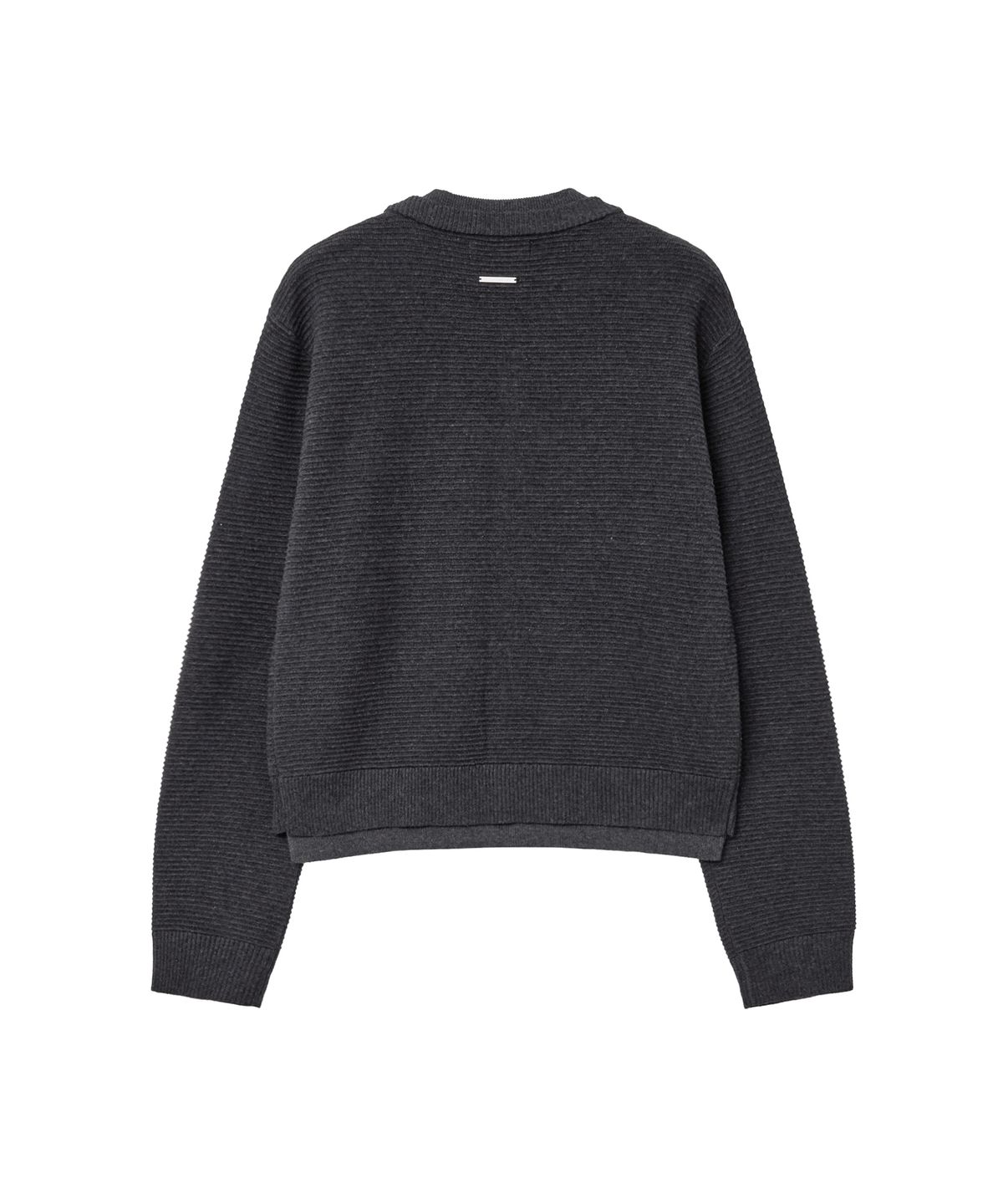 미세키서울 맨(MISEKISEOUL MEN) Double texture layered cardigan CHARCOAL