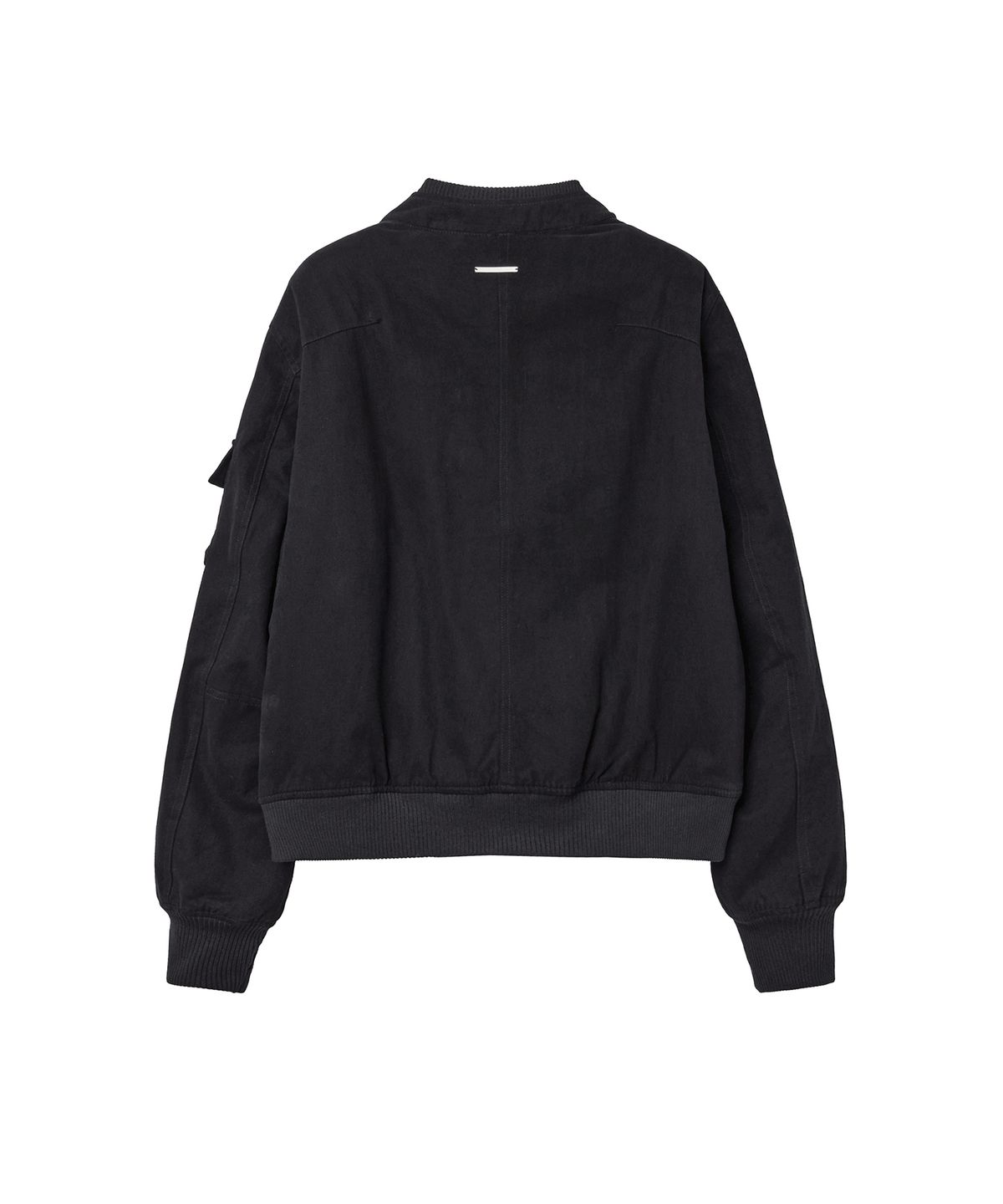 미세키서울 맨(MISEKISEOUL MEN) Double neck padded ma-1 jacket BLACK