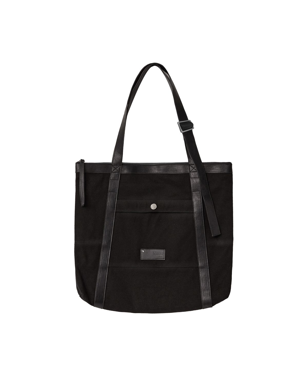 미세키서울 맨(MISEKISEOUL MEN) Multi panel square shoulder bag BLACK