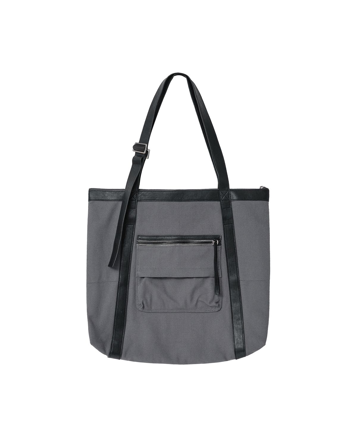 미세키서울 맨(MISEKISEOUL MEN) Multi panel square shoulder bag CHARCOAL