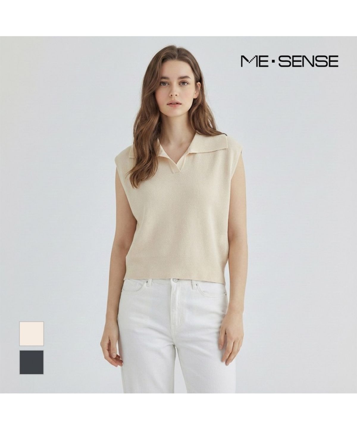 미센스(MESENSE) 빅카라 니트베스트_MB35KNMD17Z