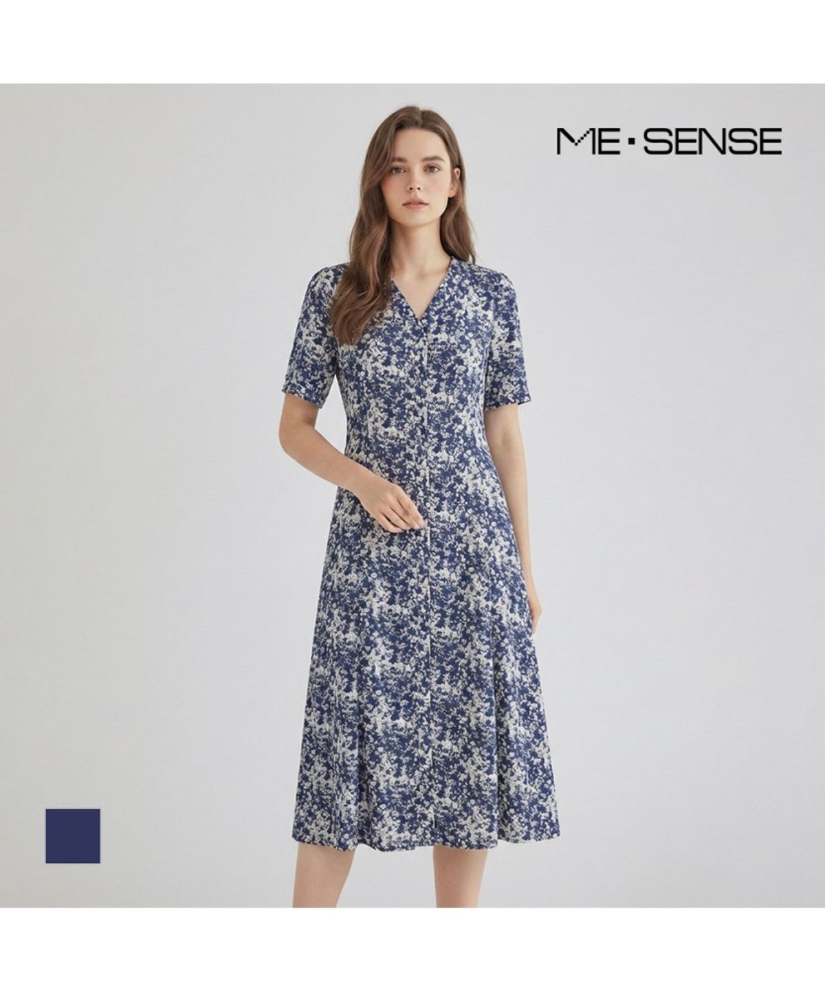미센스(MESENSE) 잔패턴 프린트 원피스_MB36OPM202A