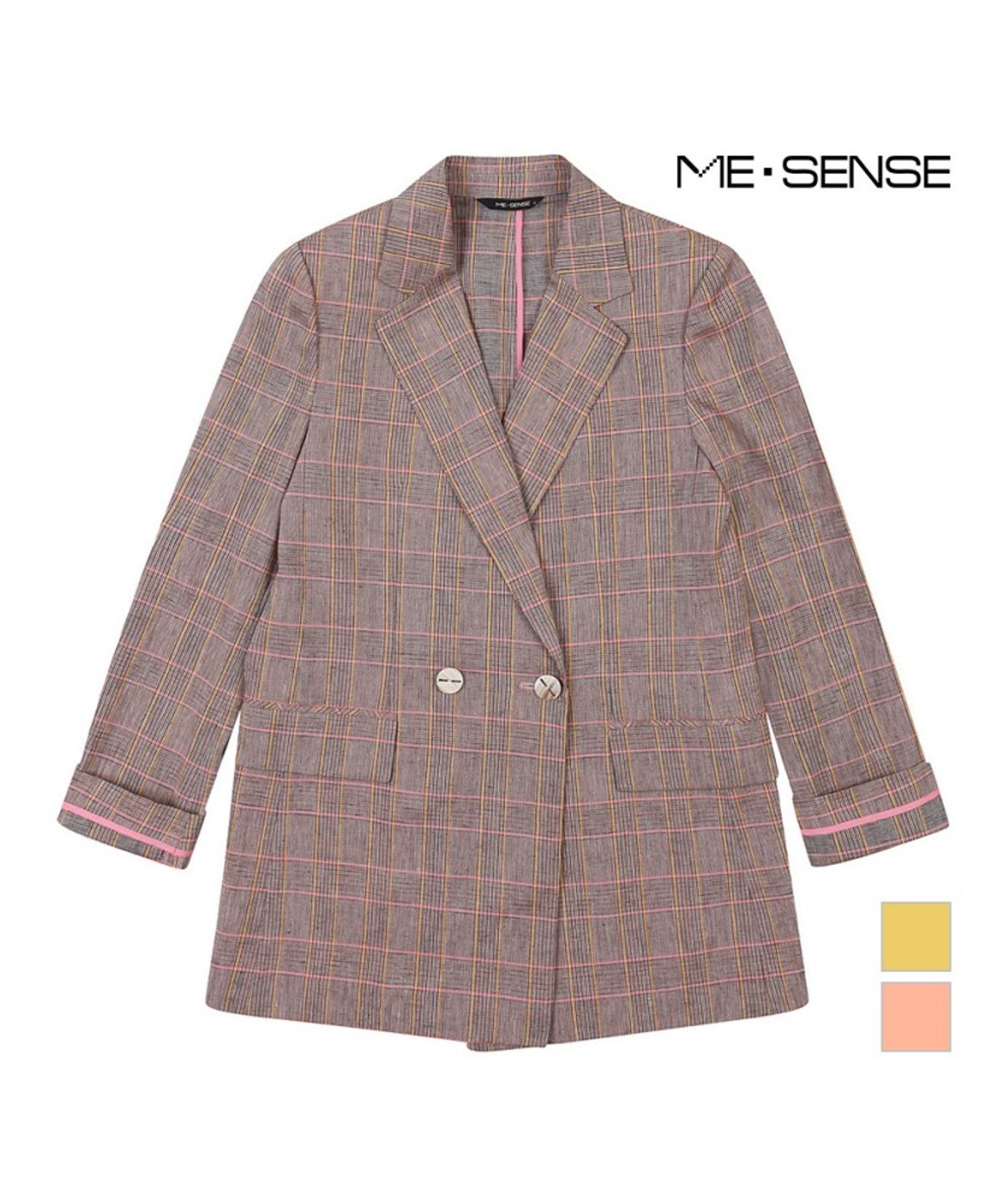 미센스(MESENSE) 투버튼 디자인 자켓_MB14JKM103Z