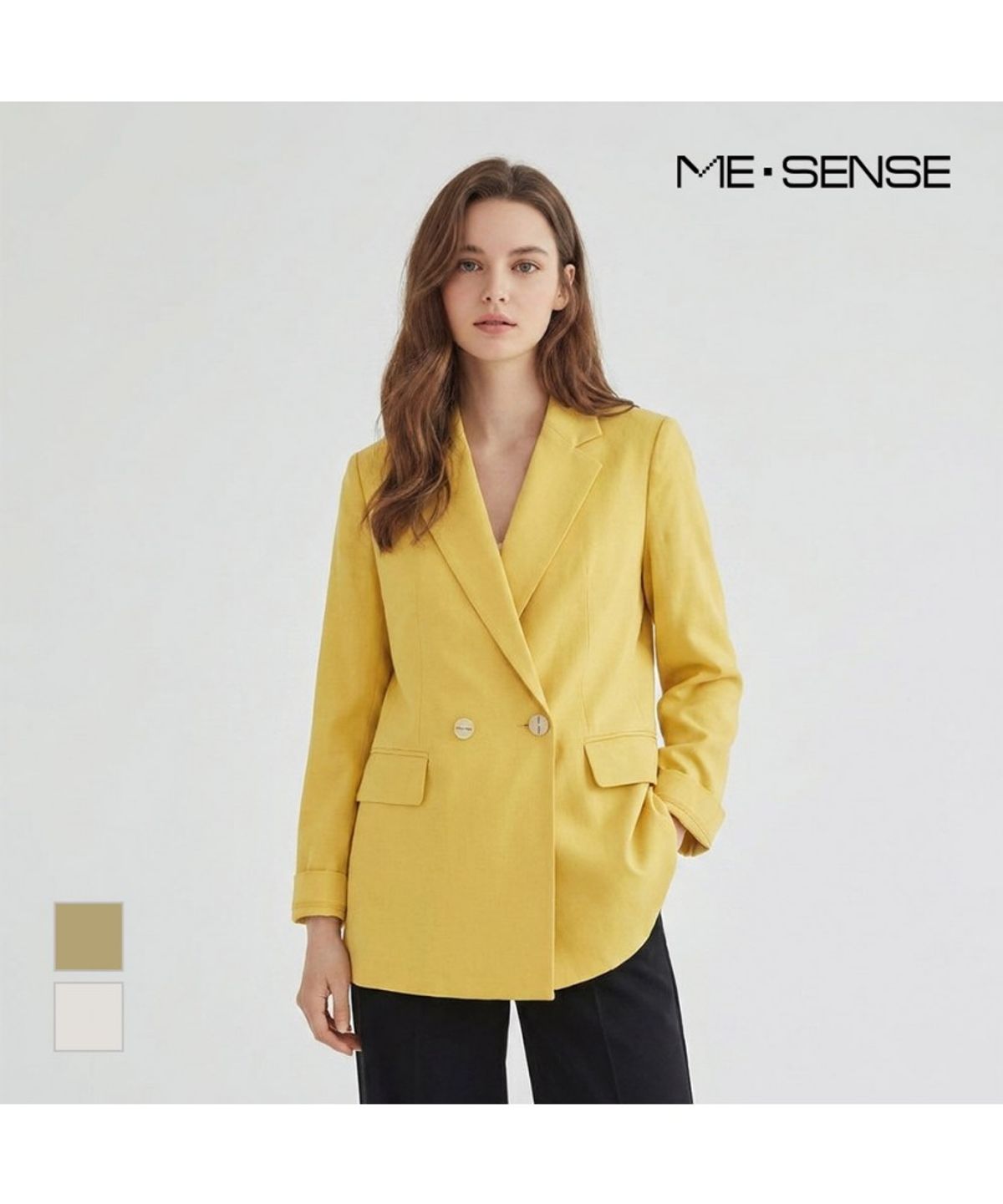 미센스(MESENSE) 투버튼 디자인 자켓_MB14JKM103Z